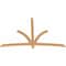 Ekena Millwork Davenport Timber Gable Bracket, Western Red Cedar, 84"W x 56"H x 1 1/2"D x 3 1/2"F, 16/12 Pitch GBW084X56X0204DAV00SWR - alternate 3
